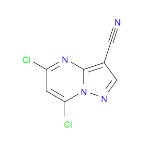 5,7-DICHLOROPYRAZOLO[1,5-A]PYRIMIDINE-3-CARBONITRILE