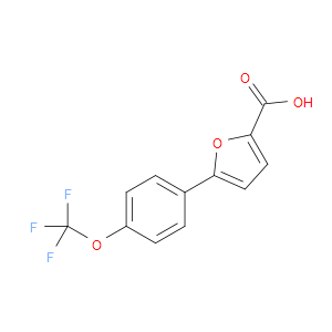 5-[4-(TRIFLUOROMETHOXY)PHENYL]FURAN-2-CARBOXYLIC ACID