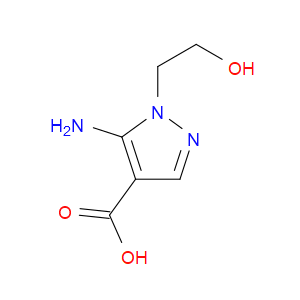 5-AMINO-1-(2-HYDROXYETHYL)-1H-PYRAZOLE-4-CARBOXYLIC ACID - Click Image to Close