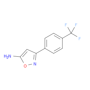 3-(4-(TRIFLUOROMETHYL)PHENYL)ISOXAZOL-5-AMINE