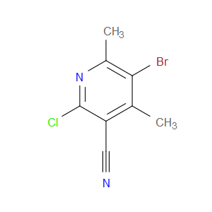 5-BROMO-2-CHLORO-4,6-DIMETHYLNICOTINONITRILE - Click Image to Close