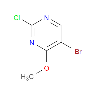 5-BROMO-2-CHLORO-4-METHOXYPYRIMIDINE - Click Image to Close