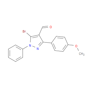 5-BROMO-3-(4-METHOXYPHENYL)-1-PHENYL-1H-PYRAZOLE-4-CARBALDEHYDE - Click Image to Close