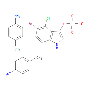 5-BROMO-4-CHLORO-3-INDOLYL PHOSPHATE P-TOLUIDINE SALT