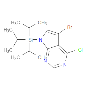 5-BROMO-4-CHLORO-7-(TRIISOPROPYLSILYL)-7H-PYRROLO[2,3-D]PYRIMIDINE - Click Image to Close