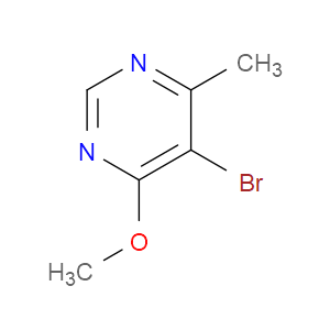 5-BROMO-4-METHOXY-6-METHYLPYRIMIDINE - Click Image to Close