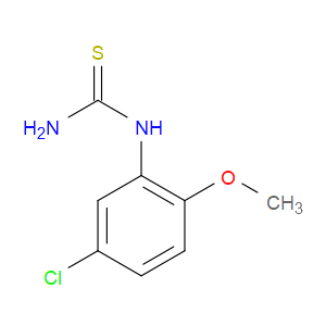 5-CHLORO-2-METHOXYPHENYLTHIOUREA - Click Image to Close