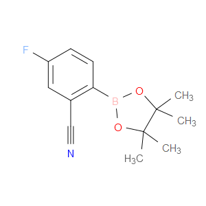 2-CYANO-4-FLUOROPHENYLBORONIC ACID PINACOL ESTER