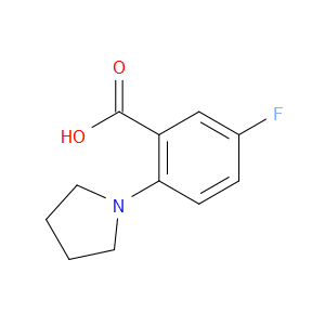 5-FLUORO-2-PYRROLIDINOBENZOIC ACID