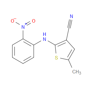 5-METHYL-2-((2-NITROPHENYL)AMINO)THIOPHENE-3-CARBONITRILE
