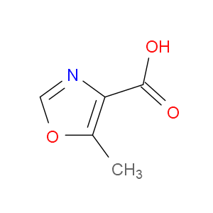 5-METHYL-1,3-OXAZOLE-4-CARBOXYLIC ACID - Click Image to Close