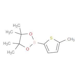 4,4,5,5-TETRAMETHYL-2-(5-METHYLTHIOPHEN-2-YL)-1,3,2-DIOXABOROLANE