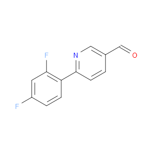 6-(2,4-DIFLUOROPHENYL)-3-PYRIDINECARBALDEHYDE - Click Image to Close