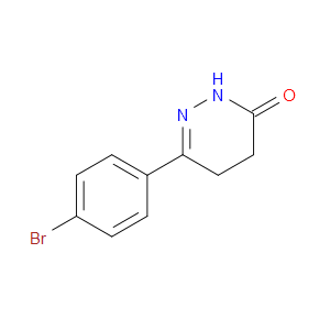 6-(4-BROMOPHENYL)-4,5-DIHYDRO-2H-PYRIDAZIN-3-ONE