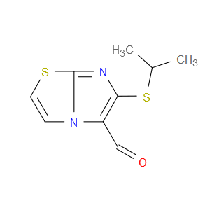 6-(ISOPROPYLTHIO)IMIDAZO[2,1-B]THIAZOLE-5-CARBALDEHYDE
