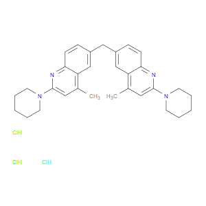 6,6-METHYLENEBIS[4-METHYL-2-(1-PIPERIDINYL)-QUINOLINE TRIHYDROCHLORIDE