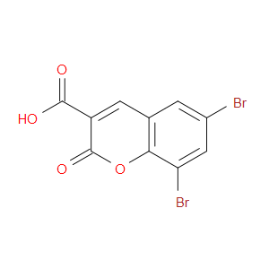 6,8-DIBROMO-2-OXO-2H-CHROMENE-3-CARBOXYLIC ACID