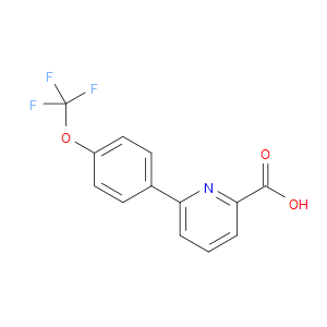 6-(4-(TRIFLUOROMETHOXY)PHENYL)PICOLINIC ACID