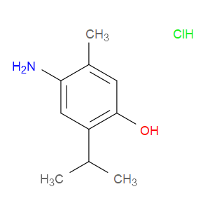 4-AMINO-2-ISOPROPYL-5-METHYLPHENOL HYDROCHLORIDE - Click Image to Close