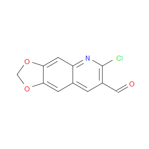 6-CHLORO[1,3]DIOXOLO[4,5-G]QUINOLINE-7-CARBOXALDEHYDE - Click Image to Close