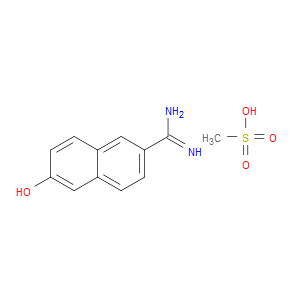 6-AMIDINO-2-NAPHTHOL METHANESULFONATE