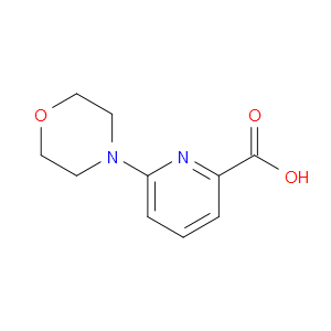 6-MORPHOLINOPYRIDINE-2-CARBOXYLIC ACID - Click Image to Close