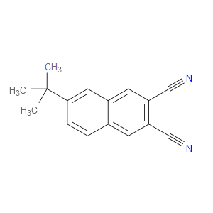 6-(TERT-BUTYL)NAPHTHALENE-2,3-DICARBONITRILE
