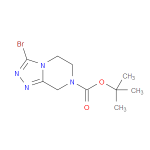 TERT-BUTYL 3-BROMO-5,6-DIHYDRO-[1,2,4]TRIAZOLO[4,3-A]PYRAZINE-7(8H)-CARBOXYLATE - Click Image to Close