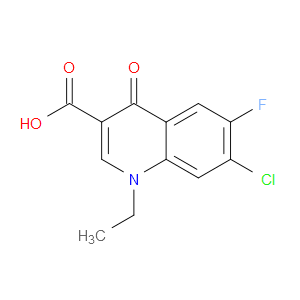 7-CHLORO-1-ETHYL-6-FLUORO-4-OXO-1,4-DIHYDROQUINOLINE-3-CARBOXYLIC ACID