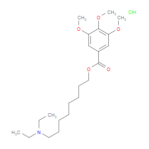 8-(DIETHYLAMINO)OCTYL 3,4,5-TRIMETHOXYBENZOATE HYDROCHLORIDE - Click Image to Close