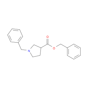 BENZYL N-BENZYLPYRROLIDINE-3-CARBOXYLATE