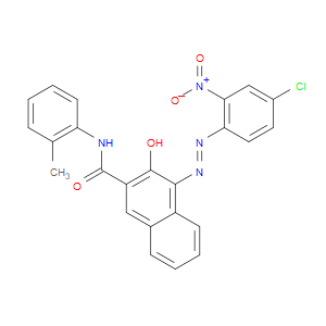 4-((4-CHLORO-2-NITROPHENYL)DIAZENYL)-3-HYDROXY-N-(O-TOLYL)-2-NAPHTHAMIDE