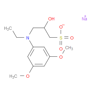 N-ETHYL-N-(2-HYDROXY-3-SULFOPROPYL)-3,5-DIMETHOXYANILINE SODIUM SALT