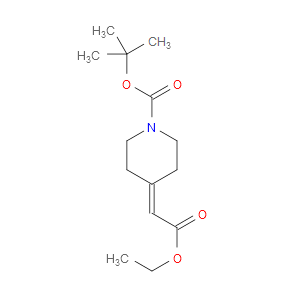 TERT-BUTYL 4-(2-ETHOXY-2-OXOETHYLIDENE)PIPERIDINE-1-CARBOXYLATE - Click Image to Close
