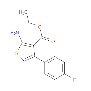 ETHYL 2-AMINO-4-(4-FLUOROPHENYL)THIOPHENE-3-CARBOXYLATE