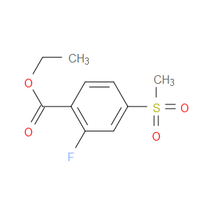 ETHYL 2-FLUORO-4-(METHYLSULFONYL)BENZOATE