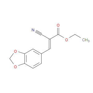 ETHYL 3-(1,3-BENZODIOXOL-5-YL)-2-CYANOACRYLATE