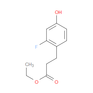 ETHYL 3-(2-FLUORO-4-HYDROXYPHENYL)PROPANOATE
