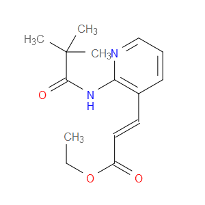 ETHYL 3-(2-TRIMETHYLACETAMIDO-3-PYRIDYL)ACRYLATE