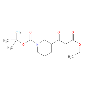 TERT-BUTYL 3-(3-ETHOXY-3-OXOPROPANOYL)PIPERIDINE-1-CARBOXYLATE