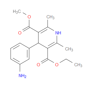 ETHYL 4-(3-AMINOPHENYL)-5-(METHOXYCARBONYL)-2,6-DIMETHYL-1,4-DIHYDROPYRIDINE-3-CARBOXYLATE - Click Image to Close