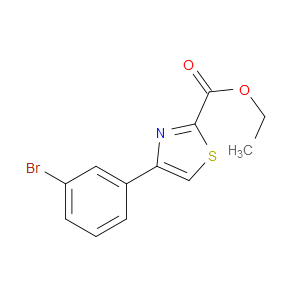 ETHYL 4-(3-BROMOPHENYL)THIAZOLE-2-CARBOXYLATE - Click Image to Close