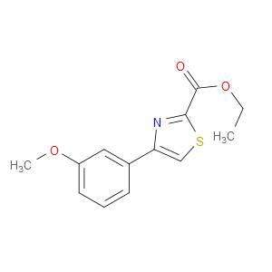 ETHYL 4-(3-METHOXYPHENYL)THIAZOLE-2-CARBOXYLATE