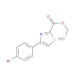 ETHYL 4-(4-BROMOPHENYL)THIAZOLE-2-CARBOXYLATE