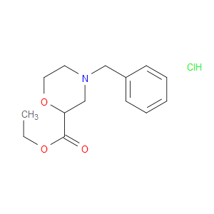ETHYL 4-BENZYL-2-MORPHOLINECARBOXYLATE HYDROCHLORIDE