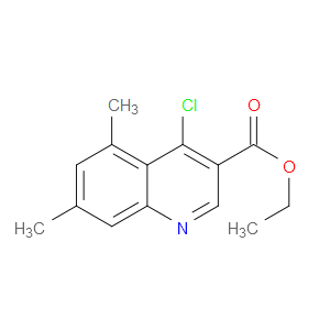 ETHYL 4-CHLORO-5,7-DIMETHYLQUINOLINE-3-CARBOXYLATE