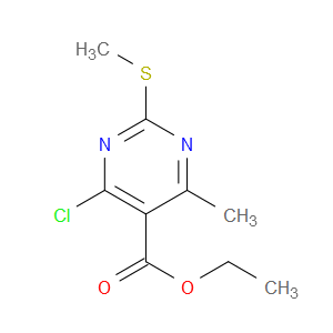 ETHYL 4-CHLORO-6-METHYL-2-(METHYLTHIO)PYRIMIDINE-5-CARBOXYLATE