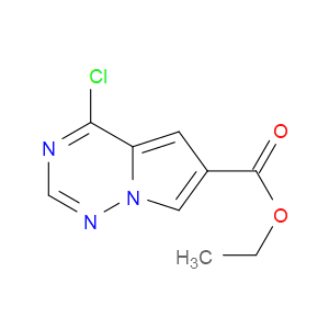 ETHYL 4-CHLOROPYRROLO[1,2-F][1,2,4]TRIAZINE-6-CARBOXYLATE