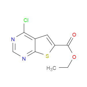 ETHYL 4-CHLOROTHIENO[2,3-D]PYRIMIDINE-6-CARBOXYLATE - Click Image to Close