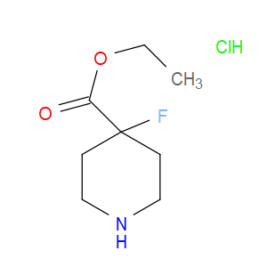 ETHYL 4-FLUOROPIPERIDINE-4-CARBOXYLATE HYDROCHLORIDE - Click Image to Close